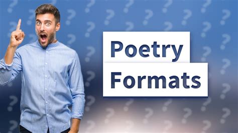 Does Poetry Have to Rhyme? A Discussion on Poetry’s Endless Forms