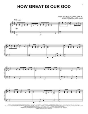 how great is our god piano sheet music