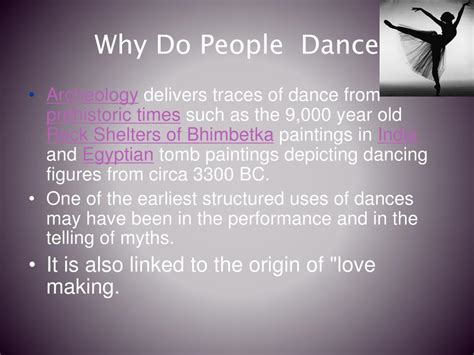 Why Do People Dance: A Diverse Exploration of Dance's Allure